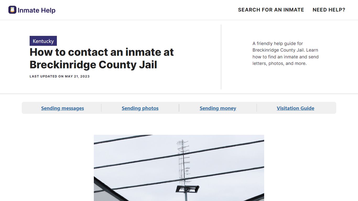 How to contact an inmate at Breckinridge County Jail